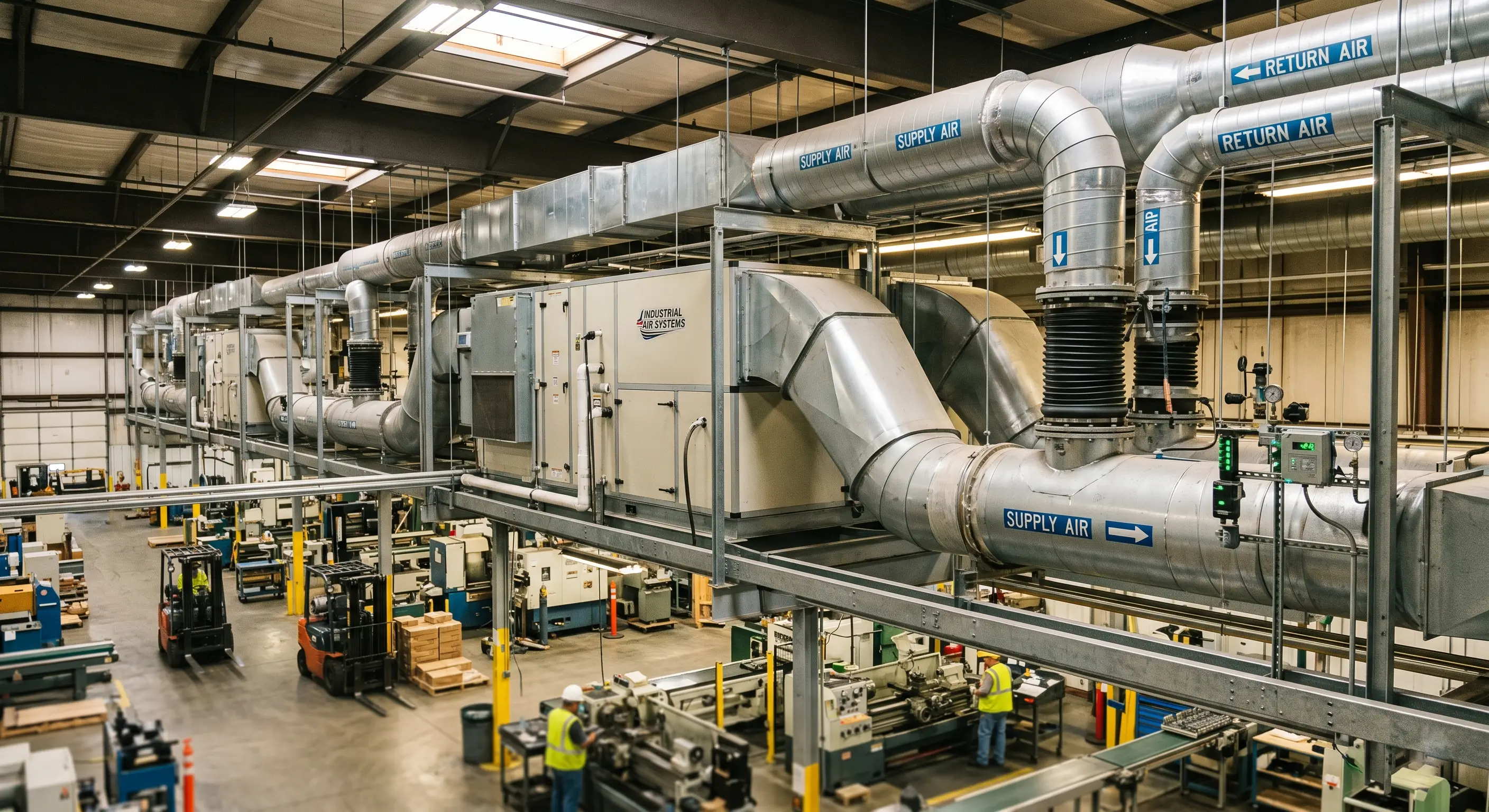 Installation Climatisation industrielle haute performance