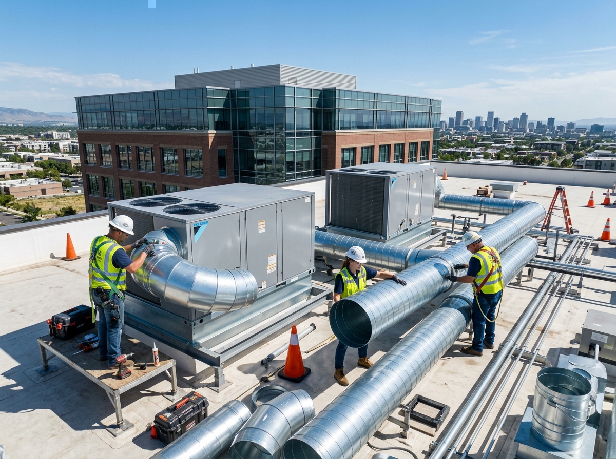 Installation climatisation professionnelle